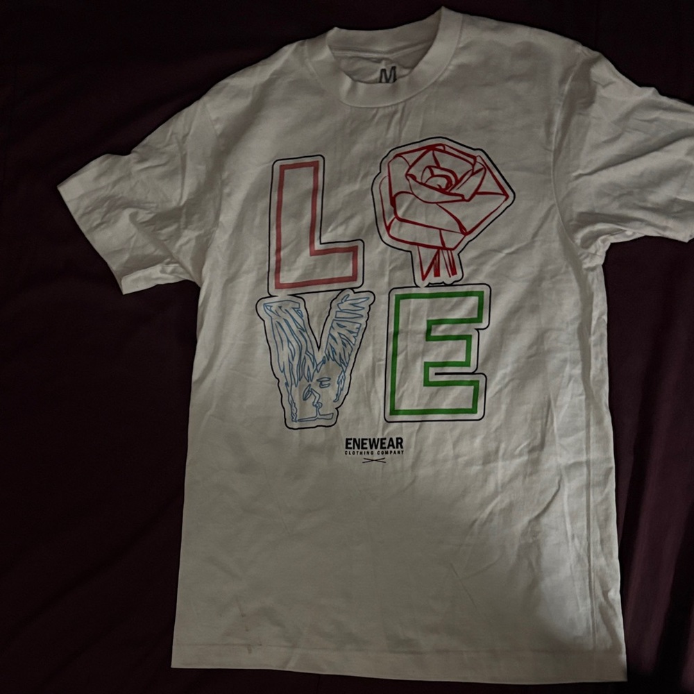 white love short sleeve tee